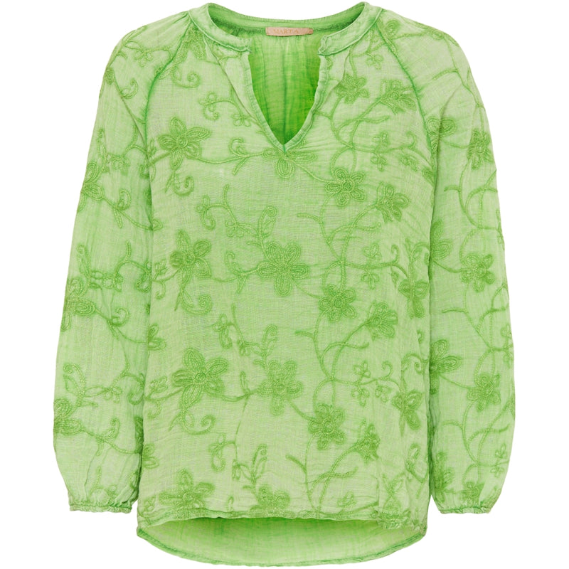 MARTA DU CHATEAU Marta du chateau dame bluse 2144 Restudsalg Apple Green