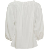 MARTA DU CHATEAU Marta du chateau dame bluse MdcJuniper Blouse Offwhite