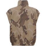 MARTA DU CHATEAU Marta du chateau dame vest MDCSilver 68670 Vest Beige camo