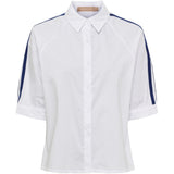 MARTA DU CHATEAU MdcBambi Shirt Shirt White/Navy