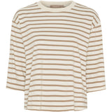 MARTA DU CHATEAU Marta du Chateau dame T-Shirt MdcBrooklyn 58351 T-shirt Beige/Fango