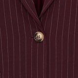 MARTA DU CHATEAU MdcDamiana Blazer Blazer Bordeaux