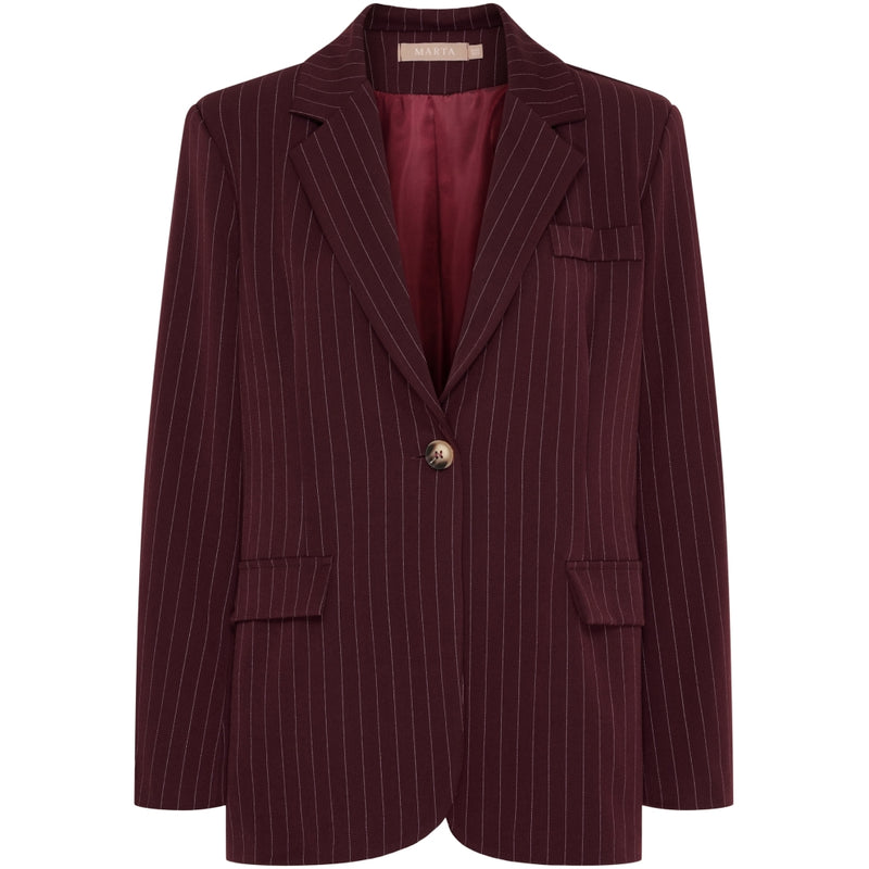 MARTA DU CHATEAU MdcDamiana Blazer Blazer Bordeaux