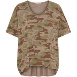 MARTA DU CHATEAU Marta du Chateau dame T-Shirt MdcHarper 2436C T-shirt Green Camo