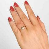 muun STUDIOS Muun Studios Sun signet Retangle Ring 18K Guldbelagt R060 Jewelry Guld