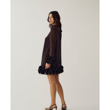 Noella NOELLA dame kjole LATANIA Dress Chocolate