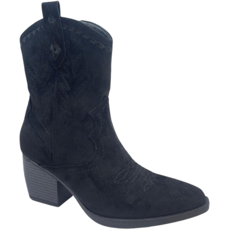 SHOES Noelle dame cowboystøvler 2484 Shoes Black