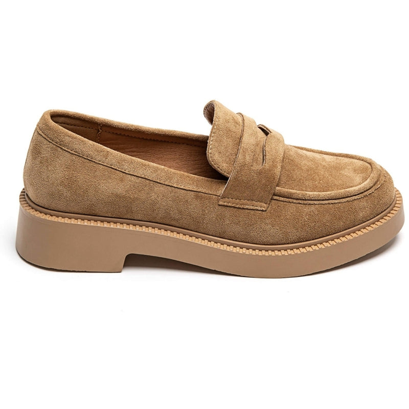 SHOES Norah Dame Loafers 1858 Shoes Camel