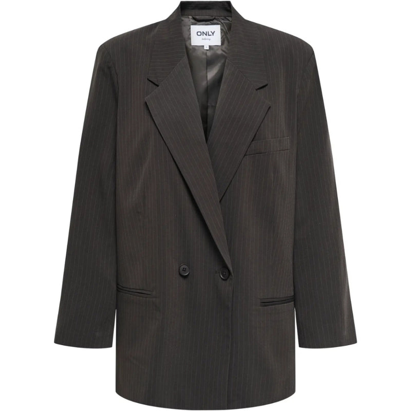 ONLY ONLY DAME BLAZER ONLALDEN Blazer Mole PINSTRIPE