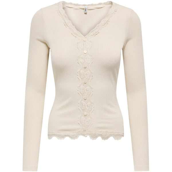 ONLY ONLY DAME BLUSE ONLENEA Blouse Birch Pearl buttons