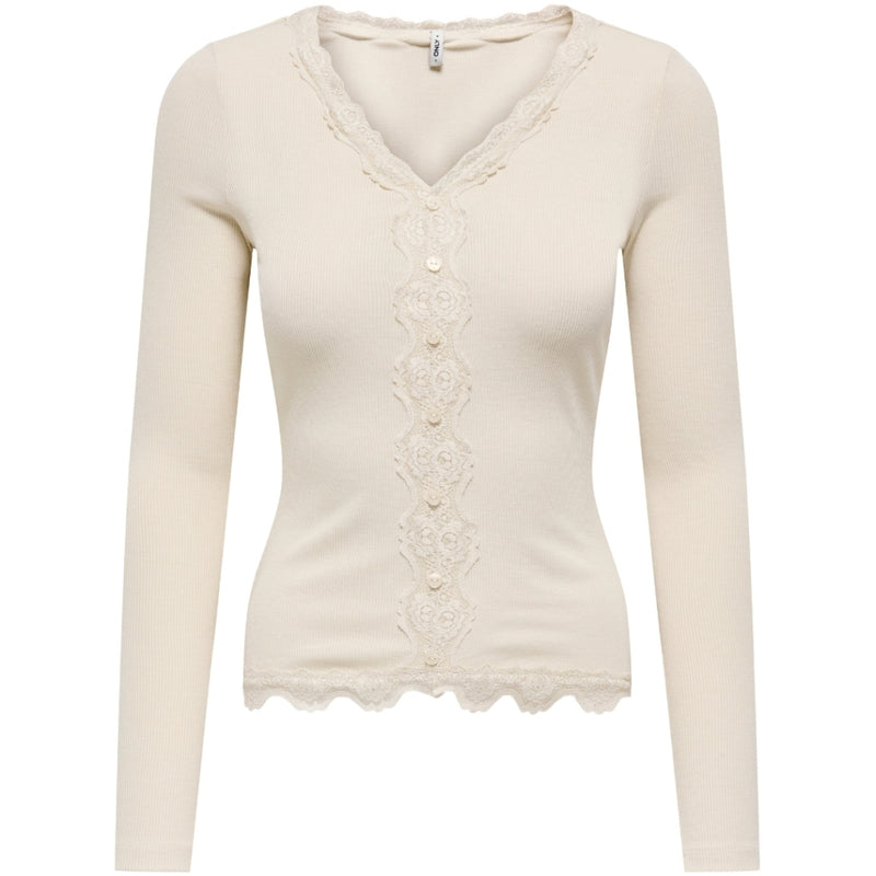 ONLY ONLY DAME BLUSE ONLENEA Blouse Birch Pearl buttons