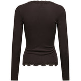ONLY ONLY DAME BLUSE ONLENEA Blouse Black Coffee Pearl buttons