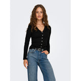 ONLY ONLY DAME BLUSE ONLENEA Blouse Black Pearl buttons