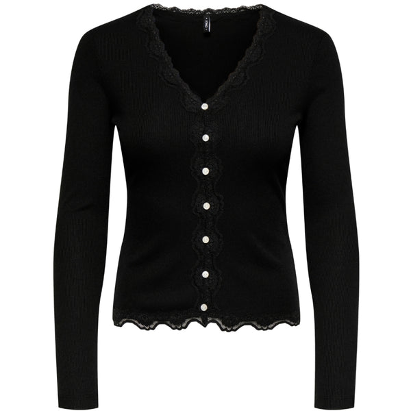 ONLY ONLY DAME BLUSE ONLENEA Blouse Black Pearl buttons