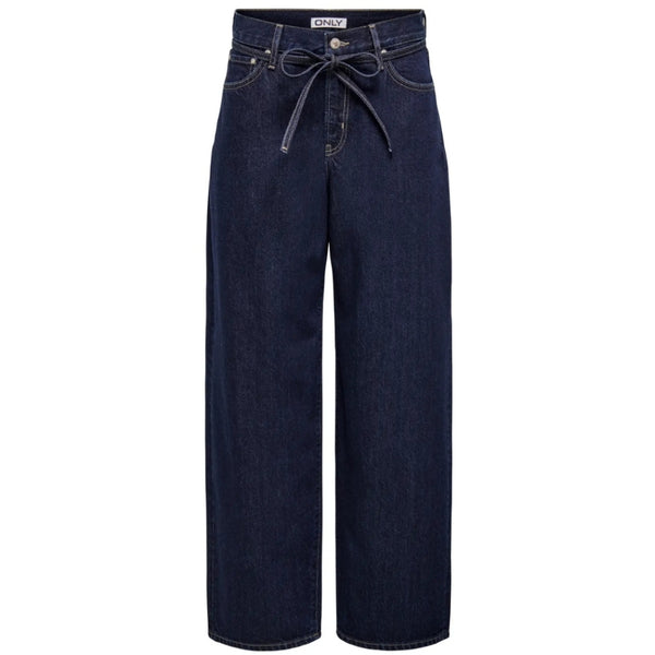 ONLY ONLY DAME BUKSER ONLGIANNA Jeans Dark Blue Denim Rinse