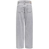 ONLY ONLY DAME JEANS ONLGIANNA Restudsalg Light Grey Denim Bleached
