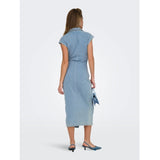 ONLY ONLY DAME KJOLE ONLBABE Dress Light Blue Denim