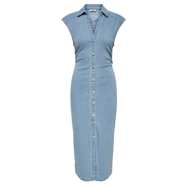 ONLY ONLY DAME KJOLE ONLBABE Dress Light Blue Denim