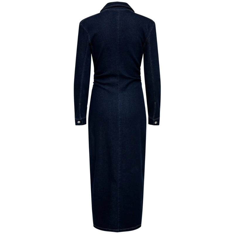 ONLY ONLY DAME KJOLE ONLCAITLIN Dress Dark Blue Denim