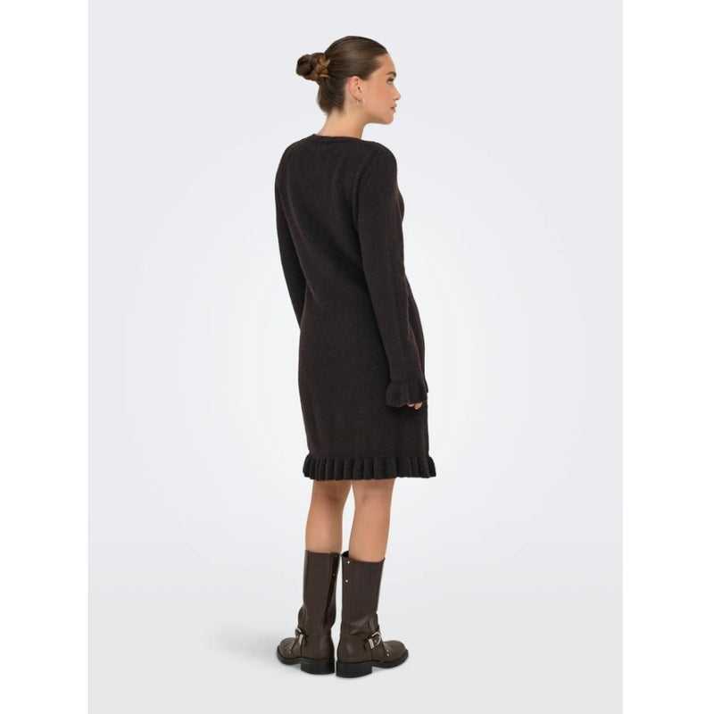 ONLY ONLY DAME KJOLE ONLMERA Dress Chocolate Torte