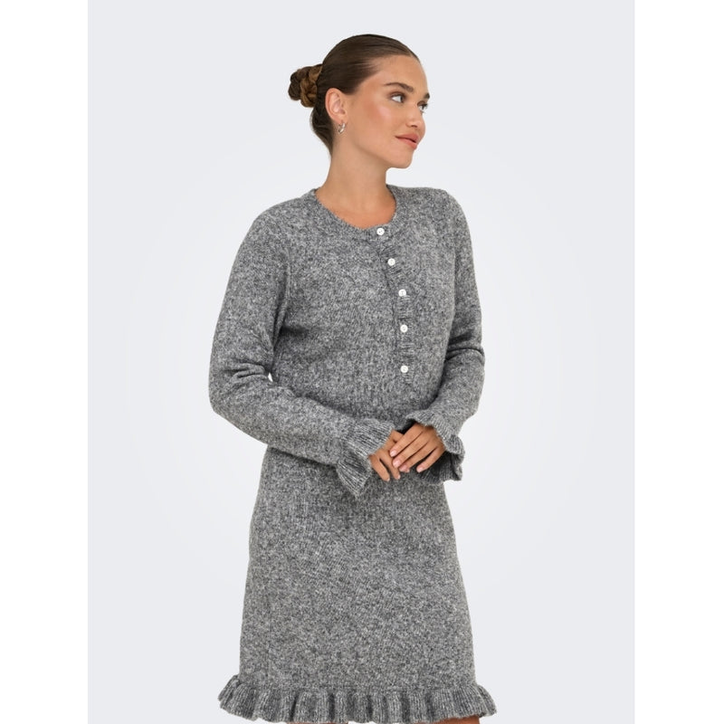 ONLY ONLY DAME KJOLE ONLMERA Dress Medium grey melange