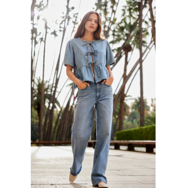 ONLY ONLY DAME SHIRT ONLNOELLE Shirt Light Blue Denim