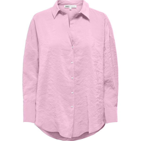 ONLY ONLY DAME SKJORTE ONLZAZIMA Shirt Pink Lady