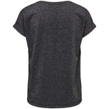 ONLY ONLY DAME TOP ONLMOSTER Restudsalg Black Silver lurex