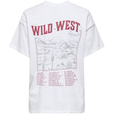 ONLY ONLY DAME TOP ONLVIVVI Restudsalg Bright White Wild West Tour