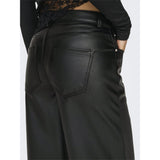ONLY ONLY Dame Bukser FAUX LEATHER ONLKIRI Pant Black