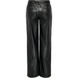 ONLY ONLY Dame Bukser FAUX LEATHER ONLKIRI Pant Black