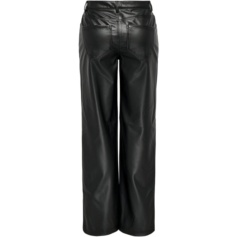 ONLY ONLY Dame Bukser FAUX LEATHER ONLKIRI Pant Black