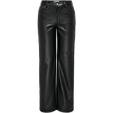 ONLY ONLY Dame Bukser FAUX LEATHER ONLKIRI Pant Black