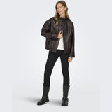ONLY ONLY Dame Jakke Julia Bomber Jacket Chocolate Torte