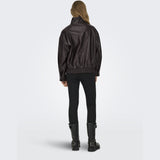 ONLY ONLY Dame Jakke Julia Bomber Jacket Chocolate Torte