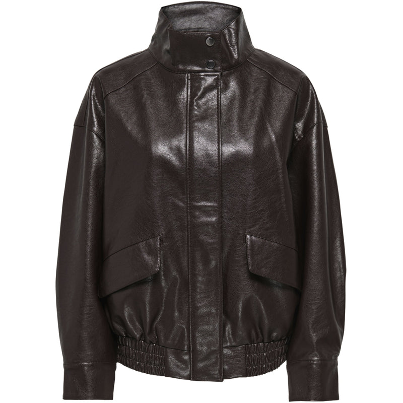 ONLY ONLY Dame Jakke Julia Bomber Jacket Chocolate Torte