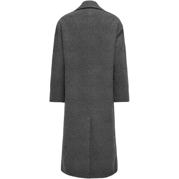 ONLY ONLY Dame Jakke ONLBLAKE COAT Jacket Dark grey melange