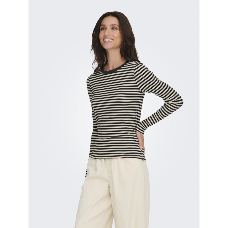 ONLY ONLY Dame Top ONLElene Top Black Birch Black