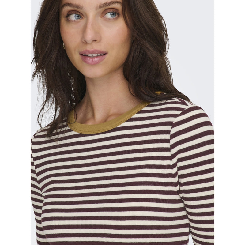 ONLY ONLY Dame Top ONLElene Top Decadent Chocolate Rue Birch Woodthrus