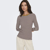 ONLY ONLY Dame Top ONLElene Top Decadent Chocolate Rue Birch Woodthrus