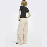 ONLY ONLY dame Top ONLELLI Blouse Chocolate Torte (Double layer) oatmeal