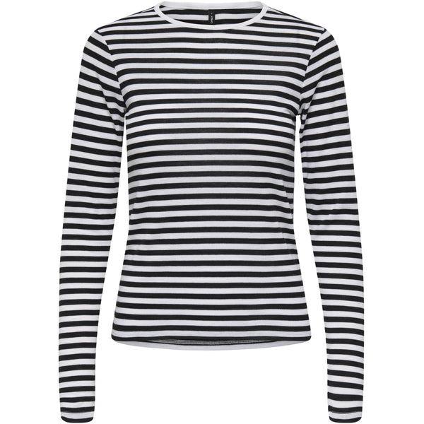 ONLY ONLY dame Top ONLELLI Top Black Stripes:White