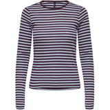 ONLY ONLY dame Top ONLELLI Top Cabernet Stripes:Cashmere blue