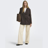 ONLY ONLY dame blazer ONLALDEN Blazer Mole PUMICE STONE PINSTRIPES