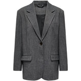 ONLY ONLY dame blazer ONLELISE Restudsalg Dark grey melange