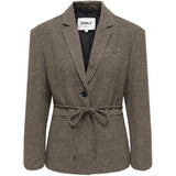 ONLY ONLY dame blazer ONLNELLA Blazer Cornstalk TOBACCO BROWN/BLACK/SURF THE WEB