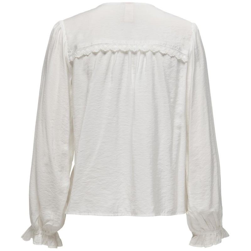 ONLY ONLY dame bluse ONLAMANDA Blouse Bright White