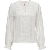 ONLY ONLY dame bluse ONLAMANDA Blouse Bright White