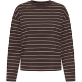 ONLY ONLY dame bluse ONLHAPPY Blouse Coffee Bean Taupe gray lena