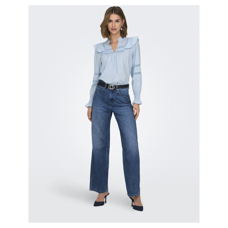 ONLY ONLY dame bluse ONLJULIA Blouse Cashmere Blue
